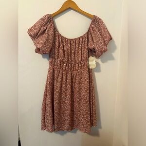 Altar’d State Ash Rose Floral Dress, M